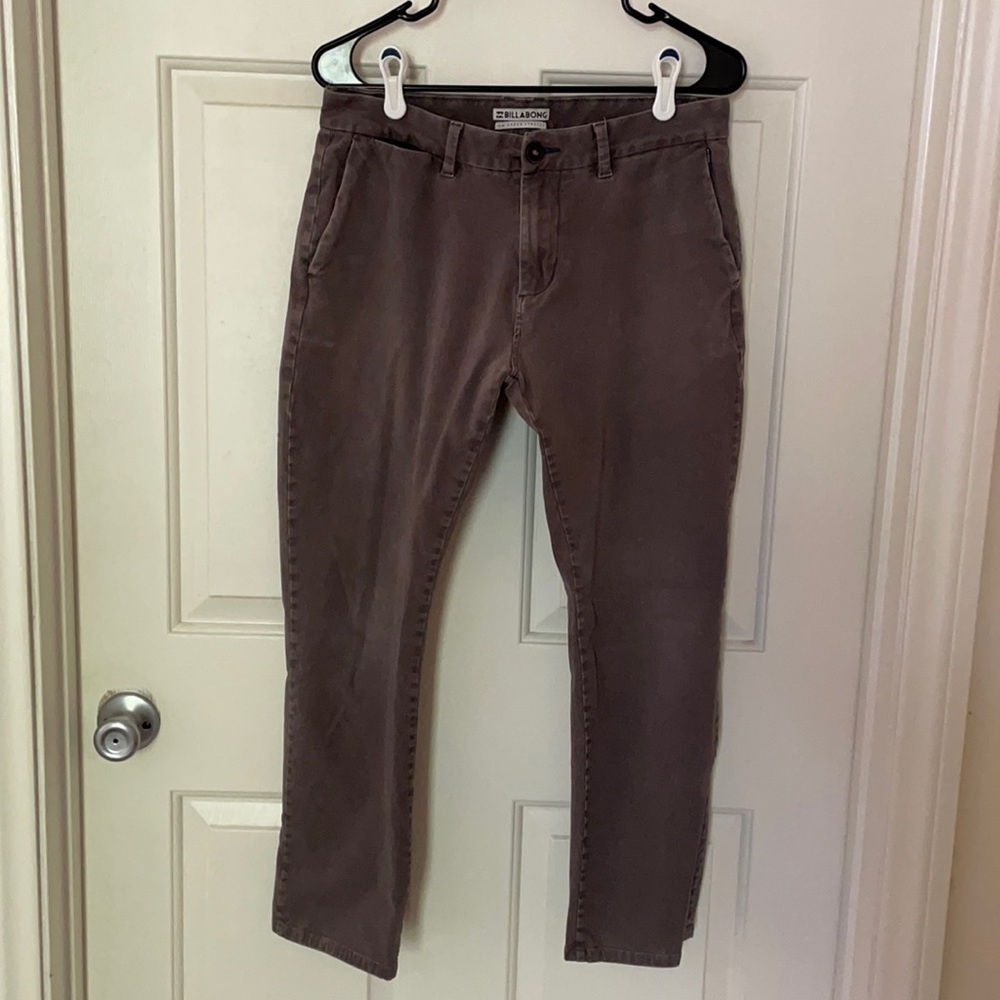Men’s dark grey Billabong pants, size 32